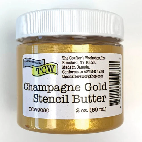 The Crafter's Workshop - Stencil Butter - Champagne Gold 1 The Crafter's Workshop - Stencil Butter - Champagne Gold