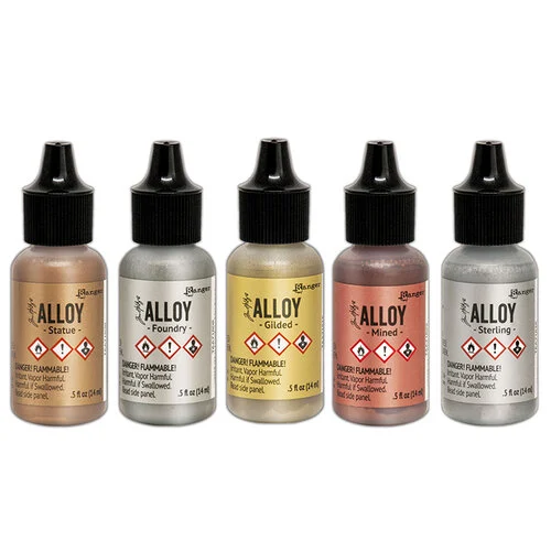 Ranger Ink - Tim Holtz - Alcohol Ink - Alloys Bundle 1 Ranger Ink - Tim Holtz - Alcohol Ink - Alloys Bundle