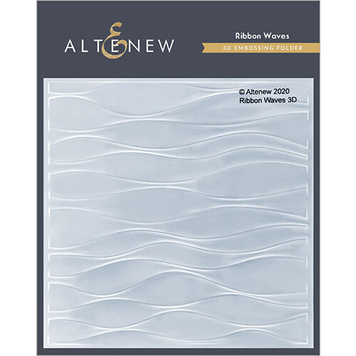 Altenew - Embossing Folder - 3D - Ribbon Waves 1 Altenew - Embossing Folder - 3D - Ribbon Waves