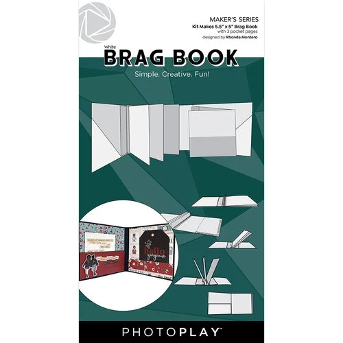 PhotoPlay - Maker's Series Collection - Brag Book - White 1 PhotoPlay - Maker's Series Collection - Brag Book - White