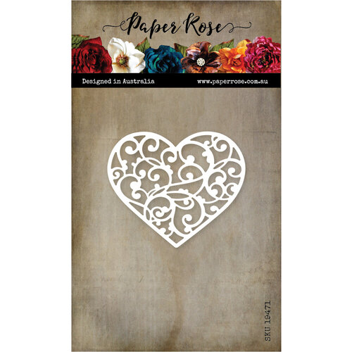 Paper Rose - Dies - Flourish Heart 1 Paper Rose - Dies - Flourish Heart