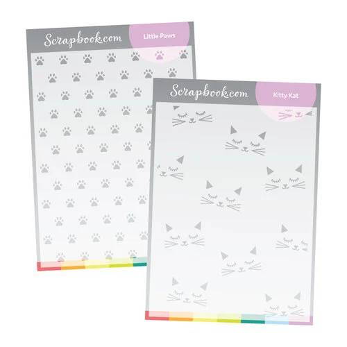 Scrapbook.com - Stencils - 6x8 - Pets Bundle