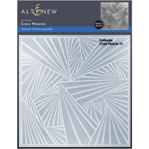 Altenew - Embossing Folder - 3D - Cross Weaves 1 Altenew - Embossing Folder - 3D - Cross Weaves