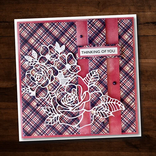Paper Rose - 6 x 6 Collection Pack - Plaid and Watercolour