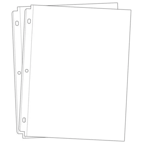 Scrapbook.com - Universal 8.5x11 Page Protectors for 3-ring Albums - 20 - Two 10 Packs 1 Scrapbook.com - Universal 8.5x11 Page Protectors for 3-ring Albums - 20 - Two 10 Packs