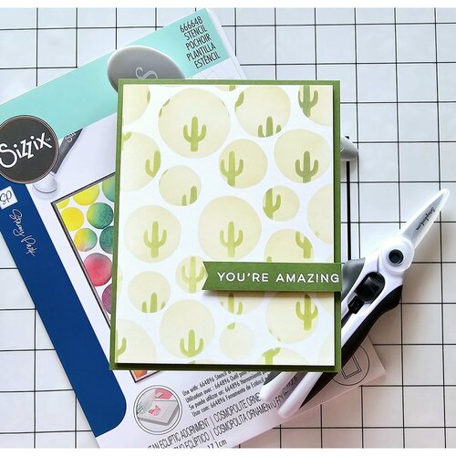Scrapbook.com - Stencils - Cacti - 6x8