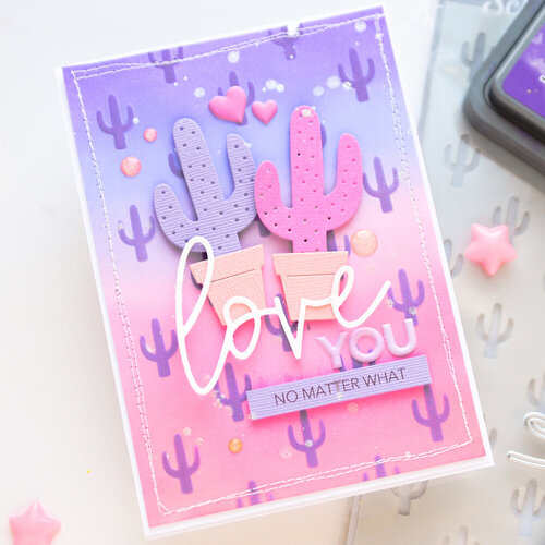 Scrapbook.com - Stencils - Cacti - 6x8