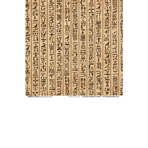 Scrapbook Customs - 12 x 12 Single Sided Paper - Egypt Sightseeing Pattern 1 Scrapbook Customs - 12 x 12 Single Sided Paper - Egypt Sightseeing Pattern