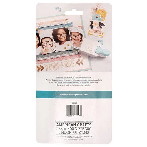 We R Makers - Embossing Punch - Photo Corner 3 We R Makers - Embossing Punch - Photo Corner
