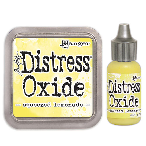 Ranger Ink - Tim Holtz - Distress Oxide Ink Pad and Reinker - Squeezed Lemonade