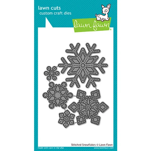 Lawn Fawn - Lawn Cuts - Dies - Stitched Snowflakes 1 Lawn Fawn - Lawn Cuts - Dies - Stitched Snowflakes