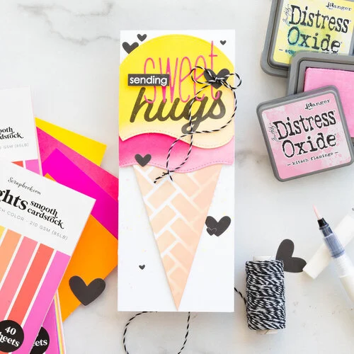 Scrapbook.com - Brights - Smooth Cardstock Paper Pad - 6x8 - 40 Sheets