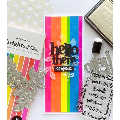 Scrapbook.com - Brights - Smooth Cardstock Paper Pad - 6x8 - 40 Sheets