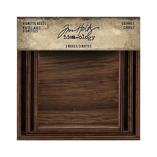 Idea-ology - Tim Holtz - Square Vignette Boxes 1 Idea-ology - Tim Holtz - Square Vignette Boxes