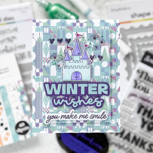 Scrapbook.com - Clear Photopolymer Stamp Set - Magical Day