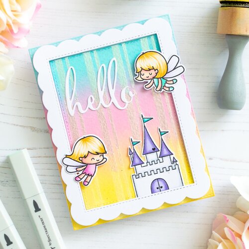 Scrapbook.com - Clear Photopolymer Stamp Set - Magical Day