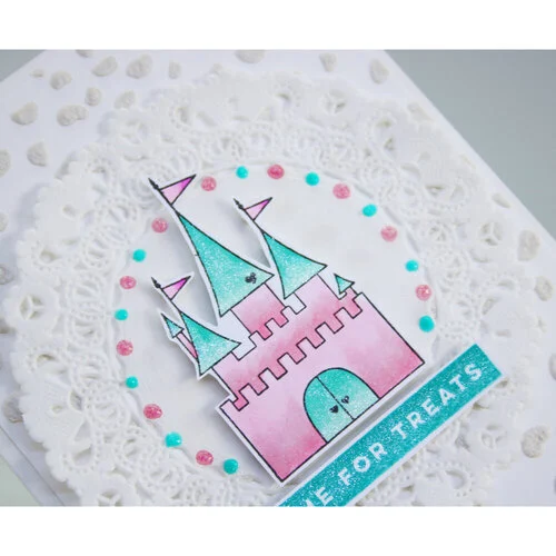 Scrapbook.com - Clear Photopolymer Stamp Set - Magical Day