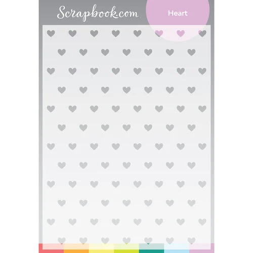 Scrapbook.com - Stencils - Heart - 6x8 1 Scrapbook.com - Stencils - Heart - 6x8