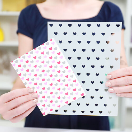 Scrapbook.com - Stencils - Heart - 6x8 2 Scrapbook.com - Stencils - Heart - 6x8