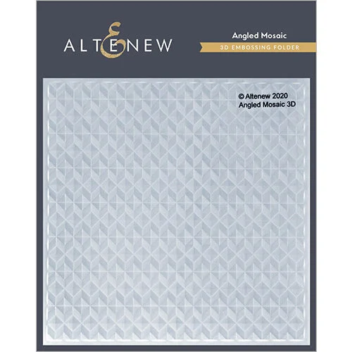 Altenew - Embossing Folder - 3D - Angled Mosaic 1 Altenew - Embossing Folder - 3D - Angled Mosaic