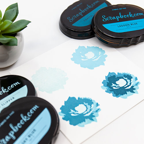 Scrapbook.com - Premium Hybrid Ink Pad Kit - Sky Group 2 Scrapbook.com - Premium Hybrid Ink Pad Kit - Sky Group
