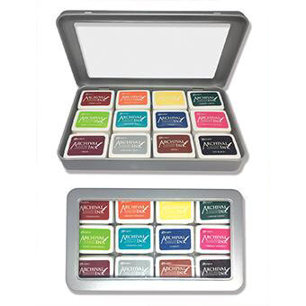 Ranger Ink - Mini Archival Ink Storage Tin - 2 Pack 3 Ranger Ink - Mini Archival Ink Storage Tin - 2 Pack