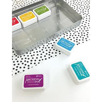 Ranger Ink - Mini Archival Ink Storage Tin - 2 Pack 4 Ranger Ink - Mini Archival Ink Storage Tin - 2 Pack