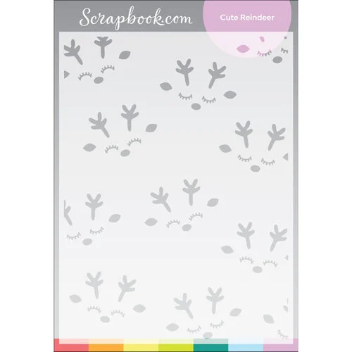 Scrapbook.com - Stencils - Cute Reindeer - 6x8 1 Scrapbook.com - Stencils - Cute Reindeer - 6x8