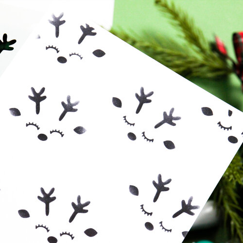 Scrapbook.com - Stencils - Cute Reindeer - 6x8 2 Scrapbook.com - Stencils - Cute Reindeer - 6x8