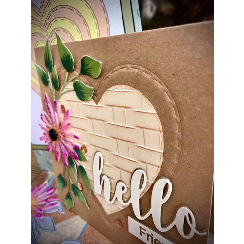 Lisa Horton Crafts - 3D Embossing Folder - Weave