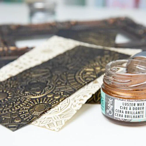 Sizzix - Effectz Collection - Luster Wax - Silver 2 Sizzix - Effectz Collection - Luster Wax - Silver