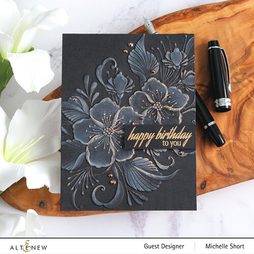 Altenew - Embossing Folder - 3D - Decorative Florals 3 Altenew - Embossing Folder - 3D - Decorative Florals