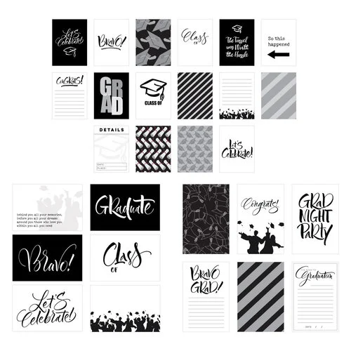 Scrapbook.com - Simple Scrapbooks - Cards - Graduation - 14 Pack