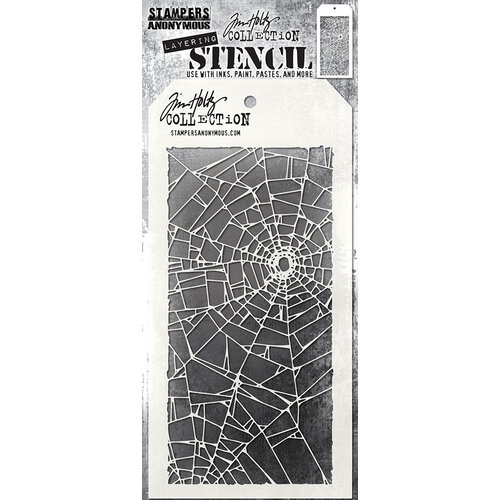 Stampers Anonymous - Tim Holtz - Layering Stencil - Shatter 1 Stampers Anonymous - Tim Holtz - Layering Stencil - Shatter