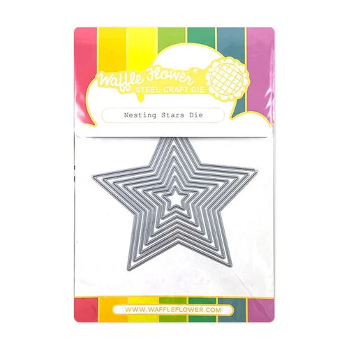 Waffle Flower Crafts - Craft Dies - Nesting Stars 1 Waffle Flower Crafts - Craft Dies - Nesting Stars