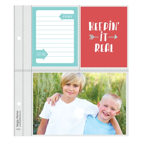 Simple Stories - SNAP Studio Flipbook Collection - 6 x 8 Flipbook- Black