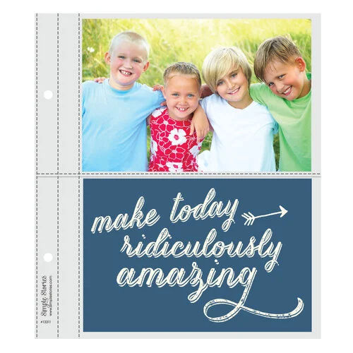 Simple Stories - SNAP Studio Flipbook Collection - 6 x 8 Flipbook- Black