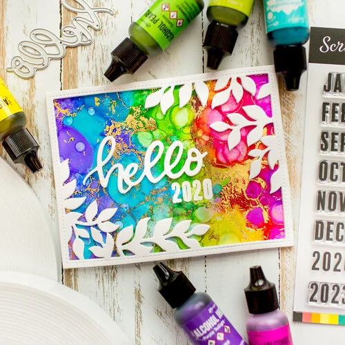 Scrapbook.com - Clear Photopolymer Stamp Set - Months and Years 6 Scrapbook.com - Clear Photopolymer Stamp Set - Months and Years