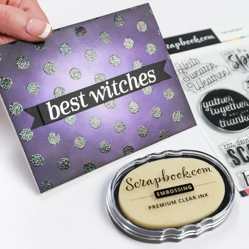Scrapbook.com - Clear Photopolymer Stamp Set - Fall Sampler