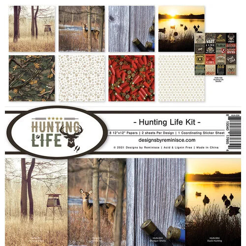 Reminisce - Hunting Life Collection - 12 x 12 Collection Kit 1 Reminisce - Hunting Life Collection - 12 x 12 Collection Kit