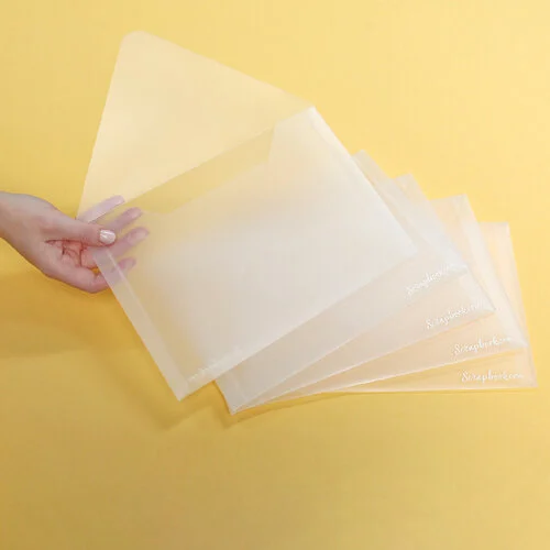 Scrapbook.com - Storage Envelopes - Plastic - 7x10 - Large - 5 Pack 1 Scrapbook.com - Storage Envelopes - Plastic - 7x10 - Large - 5 Pack