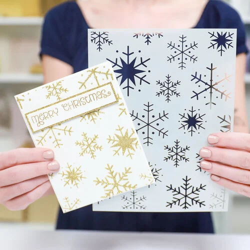 Scrapbook.com - Stencils - Snowflakes - 6x8 2 Scrapbook.com - Stencils - Snowflakes - 6x8