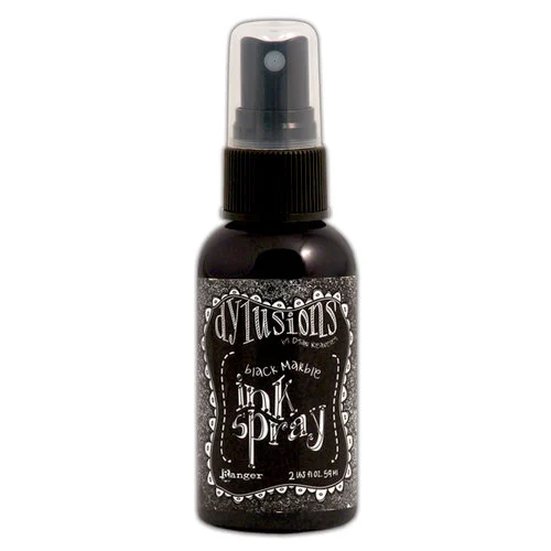 Ranger Ink - Inkssentials - Dylusions Ink Spray - Black Marble 1 Ranger Ink - Inkssentials - Dylusions Ink Spray - Black Marble