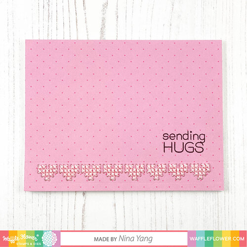 Waffle Flower Crafts - Craft Dies - Stitchable Hearts