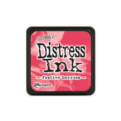 Ranger Ink - Tim Holtz - Distress Ink Pad - Mini - Festive Berries 1 Ranger Ink - Tim Holtz - Distress Ink Pad - Mini - Festive Berries