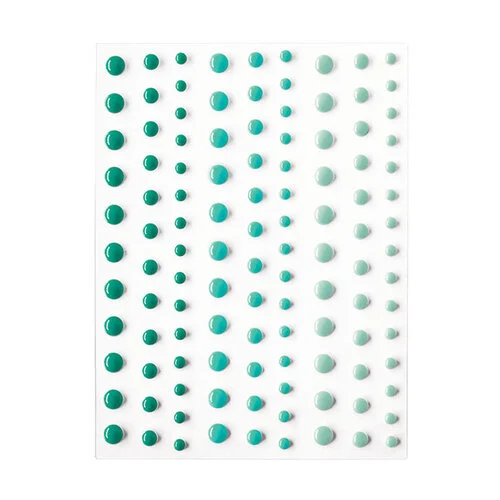Hero Arts - Hero Hues - Self Adhesive Enamel Dots - Aquas
