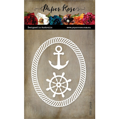 Paper Rose - Dies - Oval Rope Frame 1 Paper Rose - Dies - Oval Rope Frame
