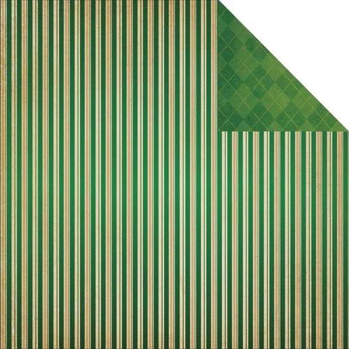 Reminisce - St. Patrick's Day Collection - 12 x 12 Double Sided Paper - St. Patrick's Stripe 1 Reminisce - St. Patrick's Day Collection - 12 x 12 Double Sided Paper - St. Patrick's Stripe