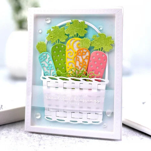 Papertrey Ink - Metal Dies - Spring Carrots