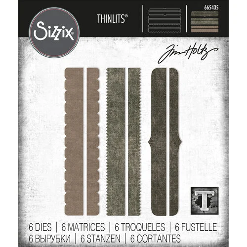Sizzix - Tim Holtz - Thinlits Dies - Decorative Trims 1 Sizzix - Tim Holtz - Thinlits Dies - Decorative Trims